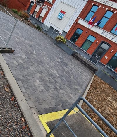 pavage mairie Lys Lez Lannoy